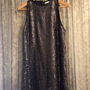 Zara Sequin Sleeveless Dress
